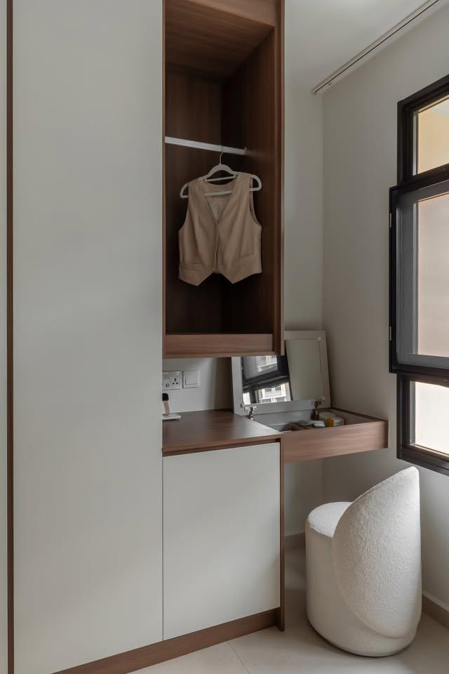 Contemporary Bedroom with Wardrobe and Bedroom Dresser