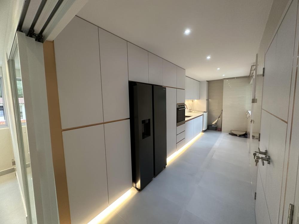Modern Kitchen with Kitchen Accessories and Kitchen Tap