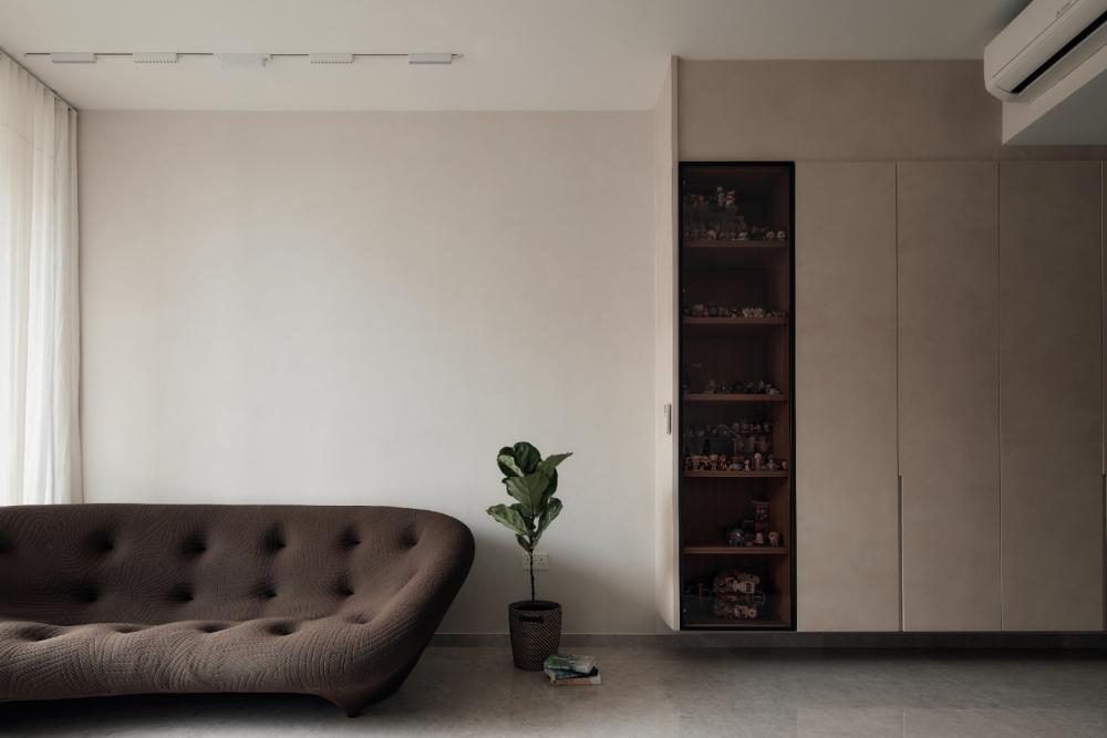 Minimalist Living Room with Sofa and Sofa Beds