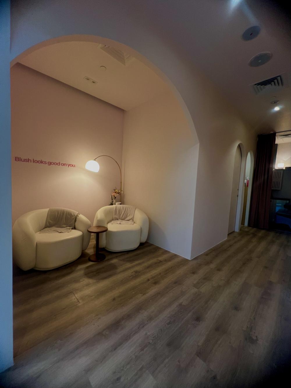 Modern Entryway with Seating Bench and Console Table