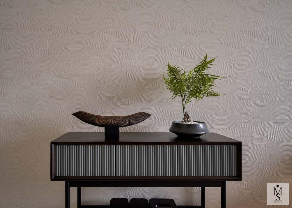 Modern Entryway with Shoe Rack and Console Table