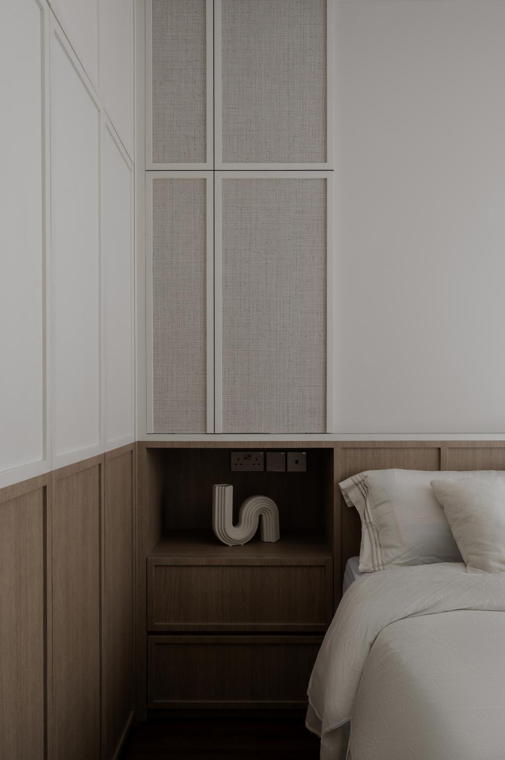 Modern Bedroom with Wardrobe and Sliding Wardrobe