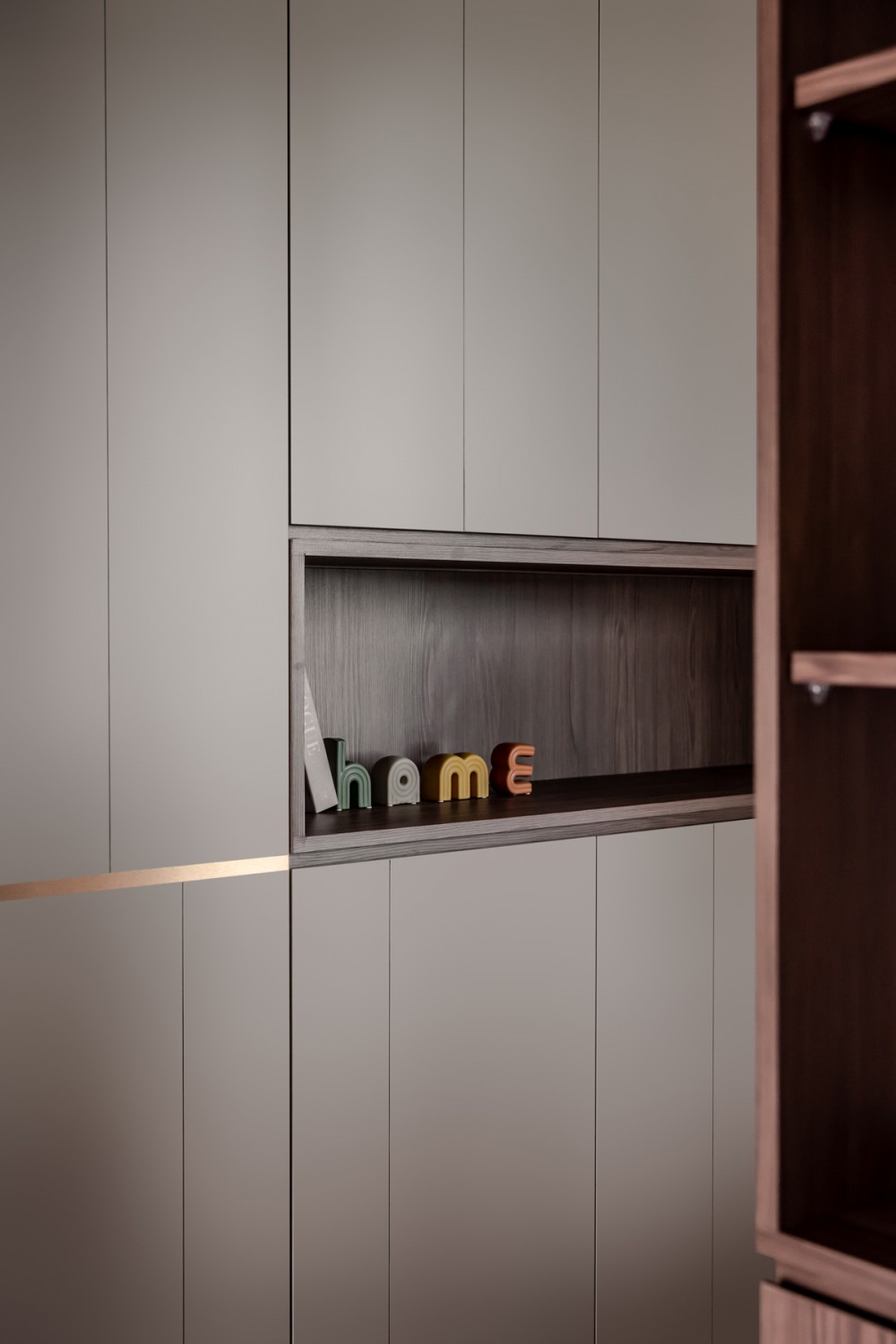 Modern Entryway with Shoe Rack and Storage Cabinets
