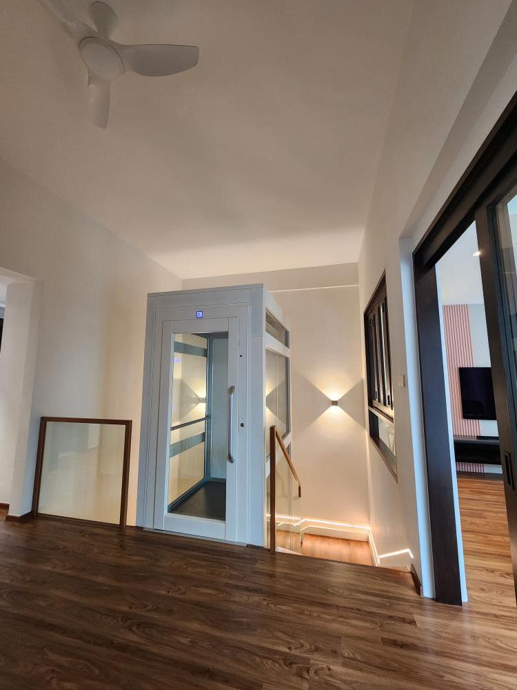 Modern Entryway with Mirror and Console Table
