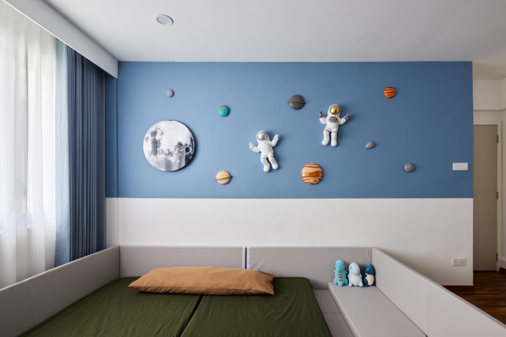 Scandinavian Kids Room with Toys and Children's Storage