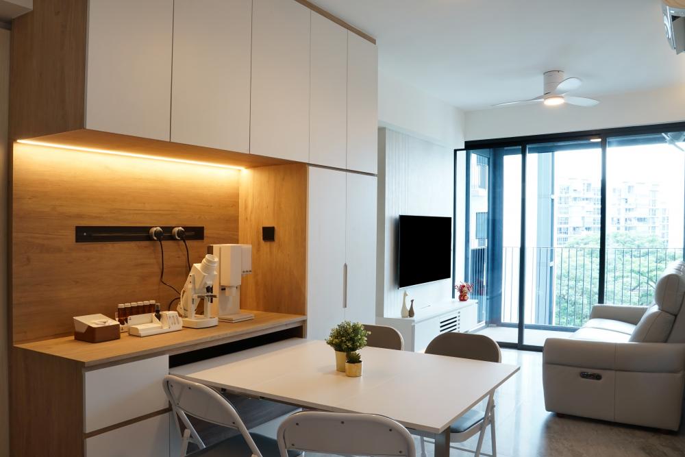 Modern Dining Room with Dining Table and Dining Chairs