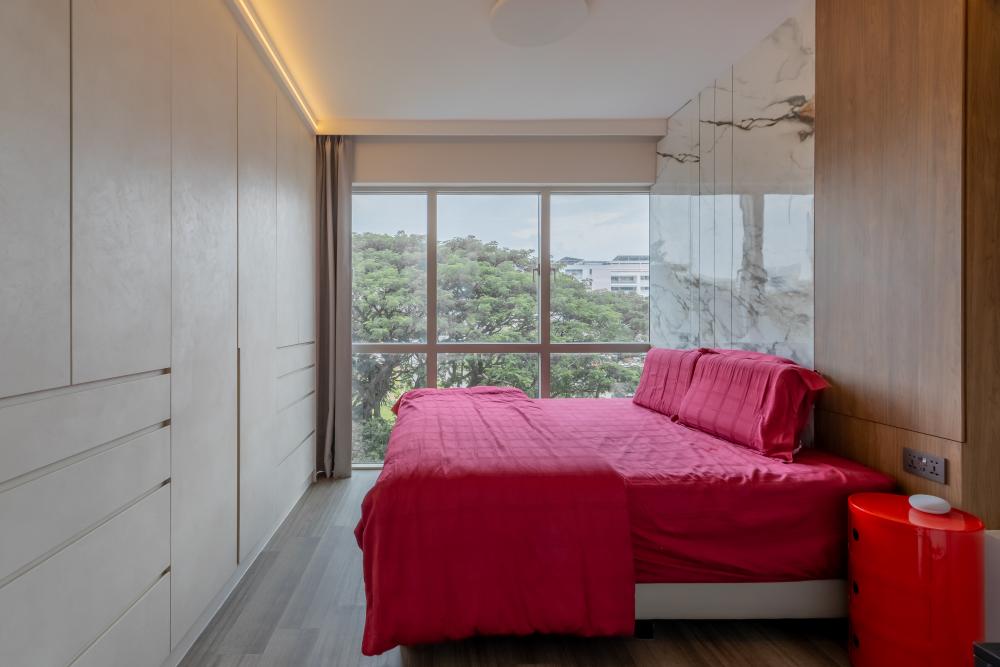 Country Bedroom with Cove Lighting and Wardrobe