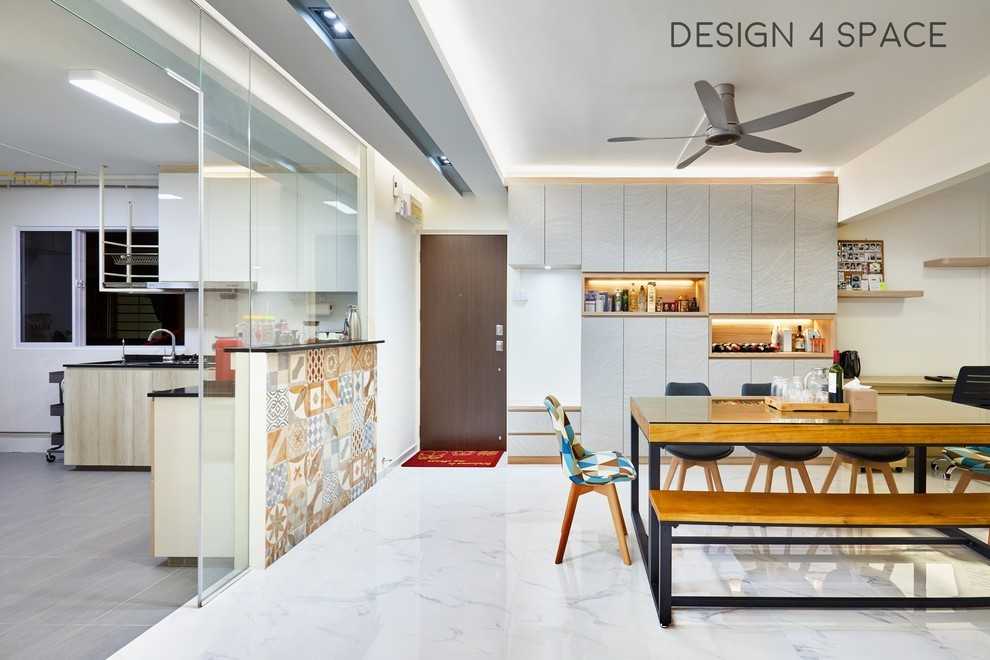 Modern Dining Room with Dining Table and Dining Chairs