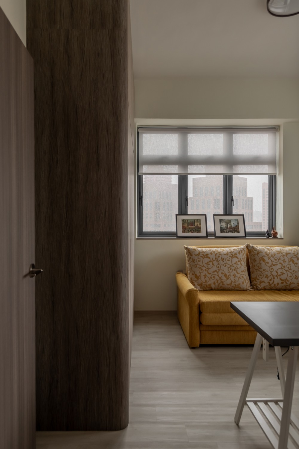 Modern Study with Sofa and Desk