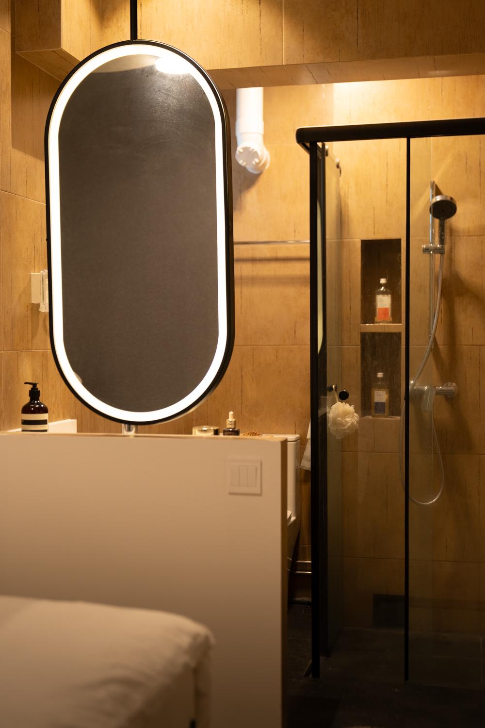 Modern Bathroom with Mirror and Bathroom Mirrors