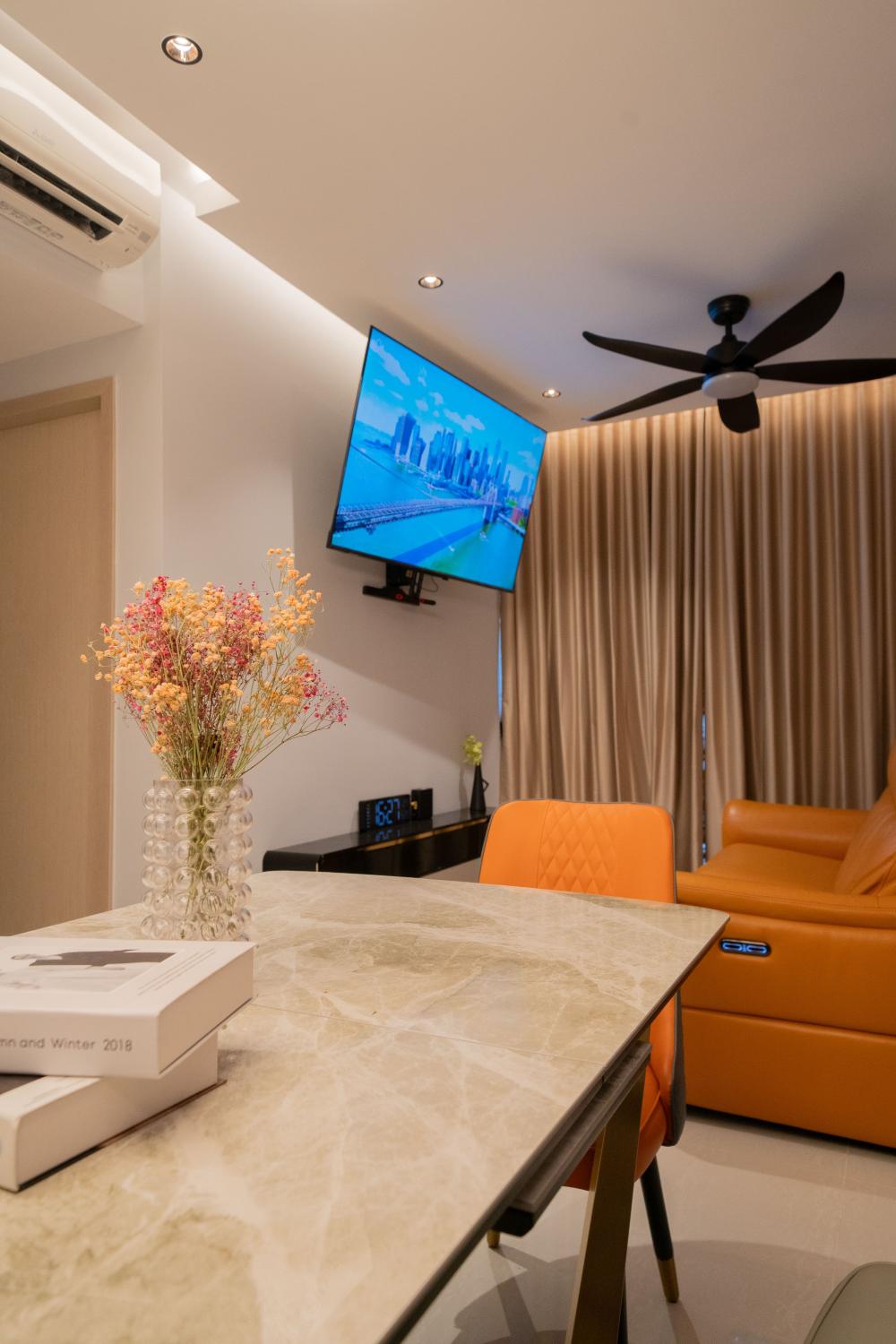 Modern Living Room with Sofa and Sofa Beds