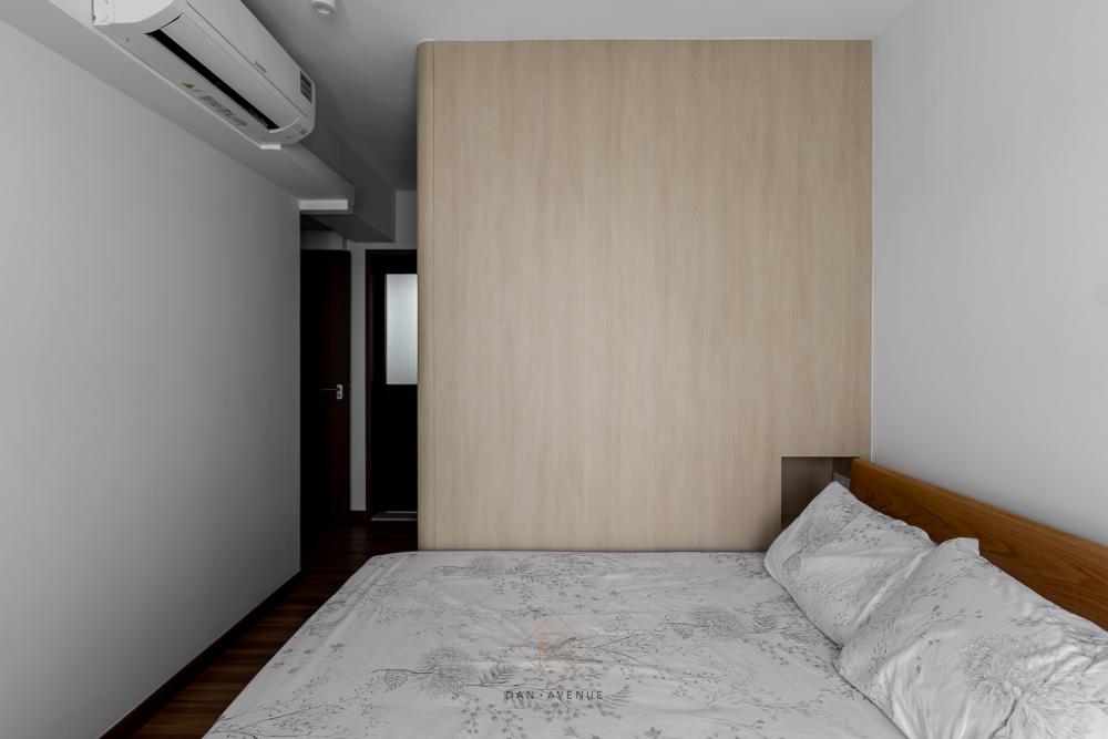 Transitional Bedroom with Vinyl Flooring and Wardrobe