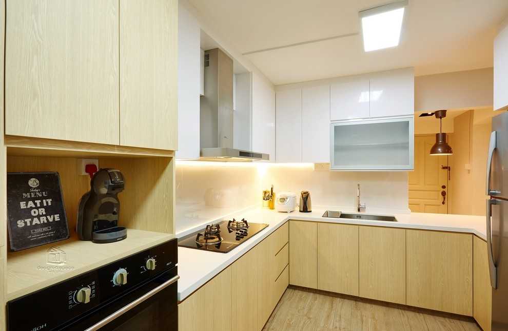 Modern Kitchen with Kitchen Window and Kitchen Island