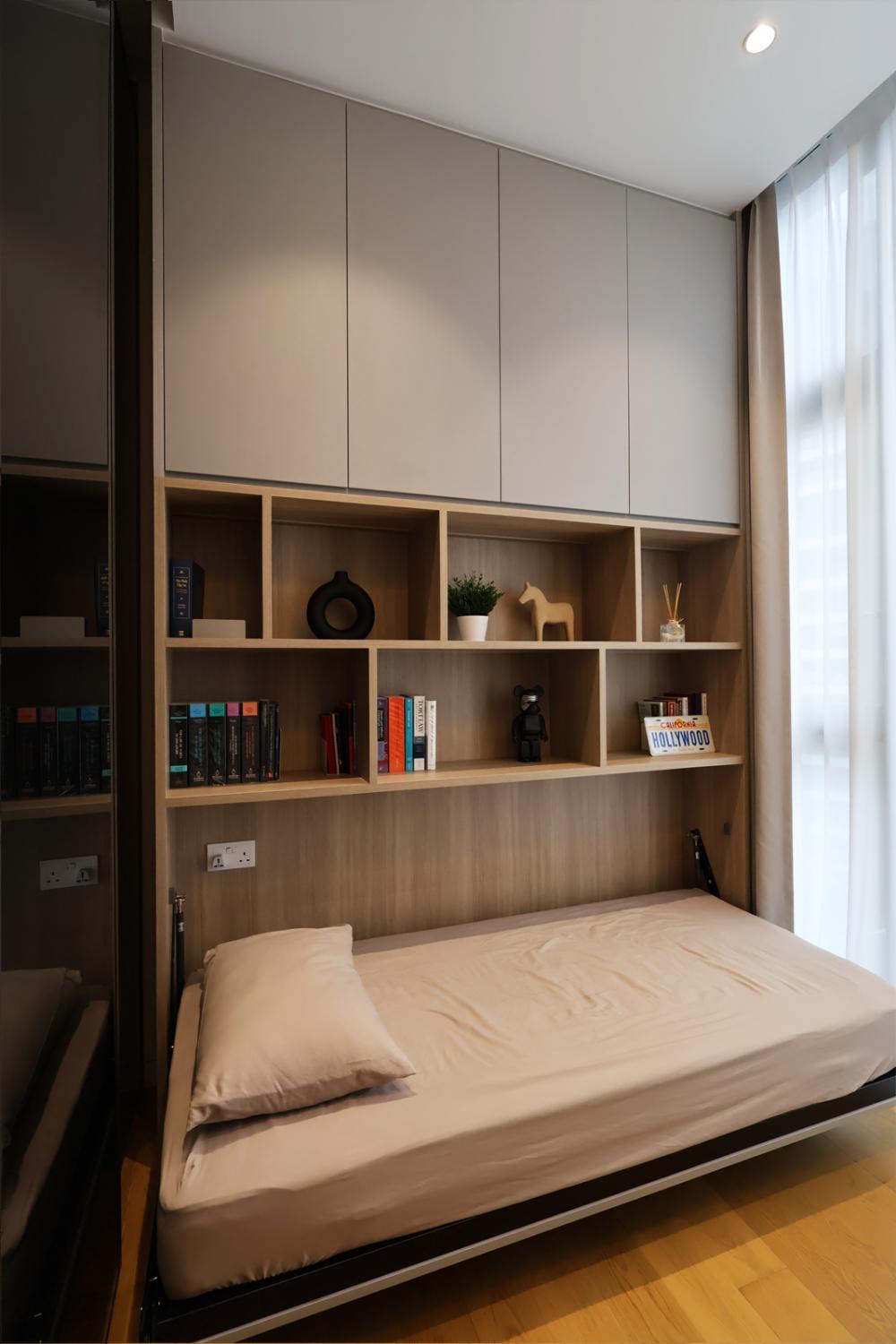 Contemporary Bedroom with Day Bed and Bed