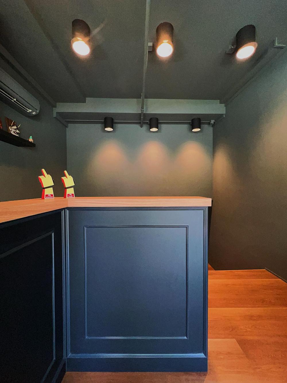 Industrial Workstation with Desk and Storage Cabinets
