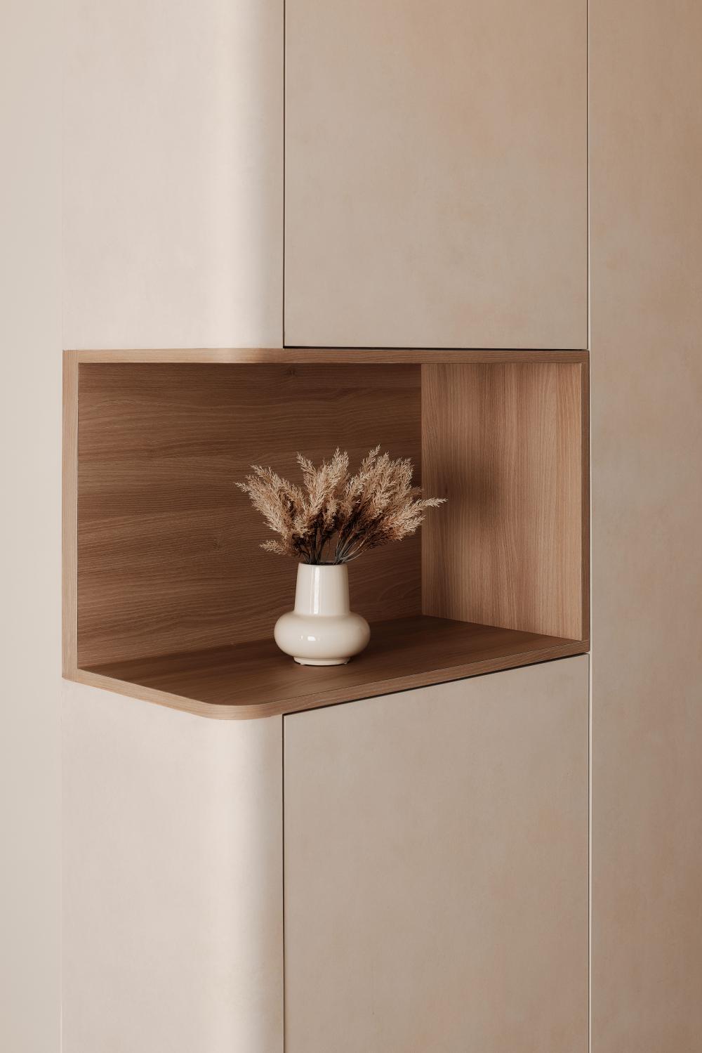 Minimalist Entryway with Shoe Rack and Shoe Cabinets