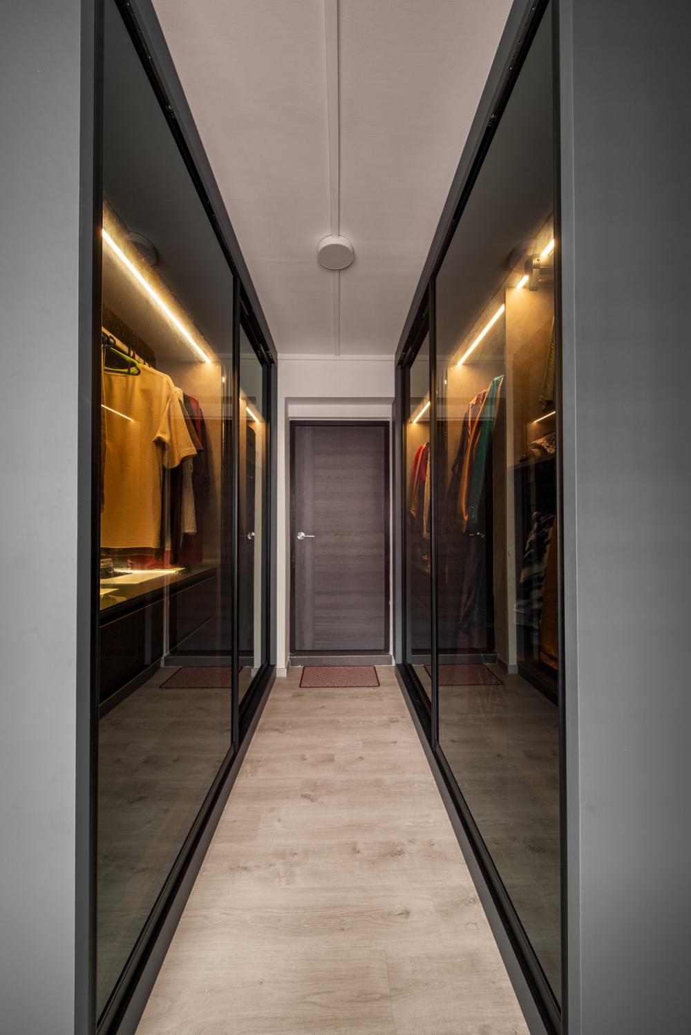 Country Bedroom with Wardrobe and Sliding Wardrobe