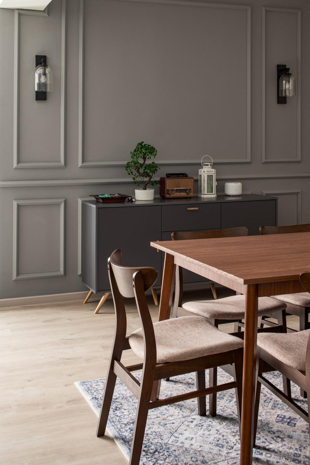 Country Living Room with Armchairs and Coffee Table