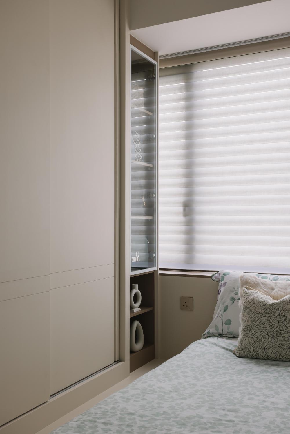 Scandinavian Bedroom with Wardrobe and Sliding Wardrobe