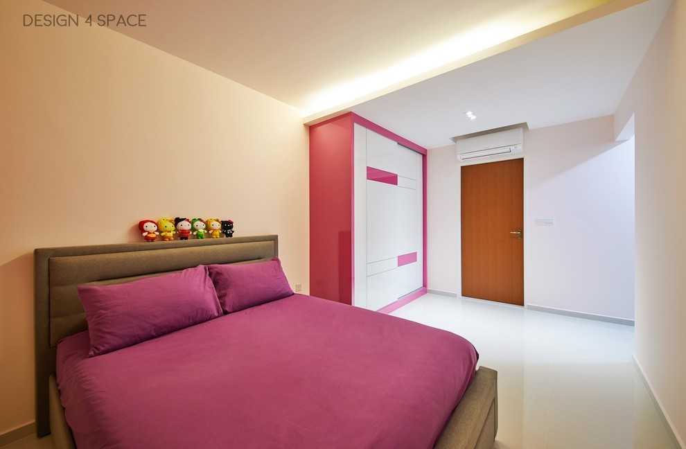 Modern Bedroom with Wardrobe and Sliding Wardrobe