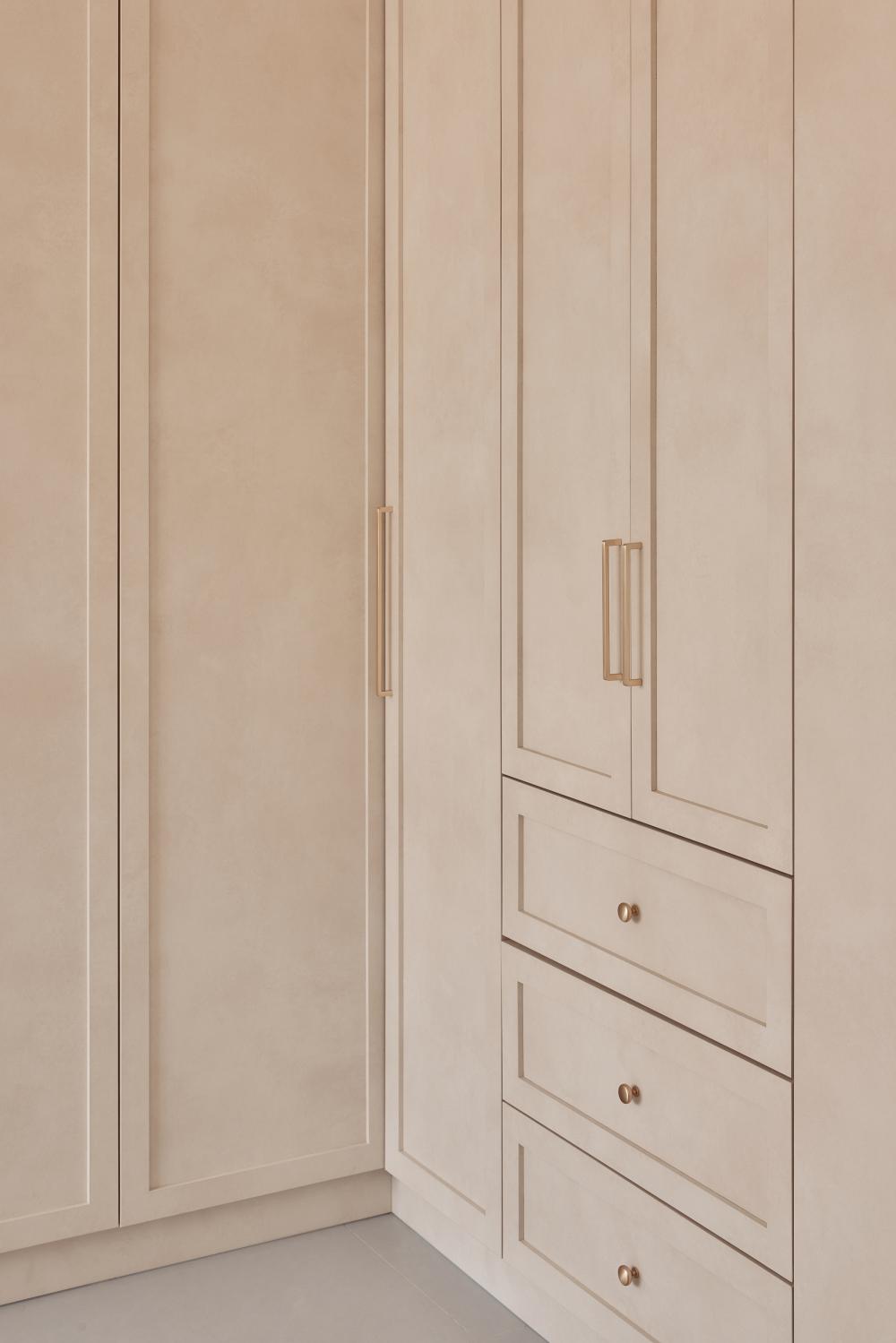 Asian Bedroom with Wardrobe and Small Storage