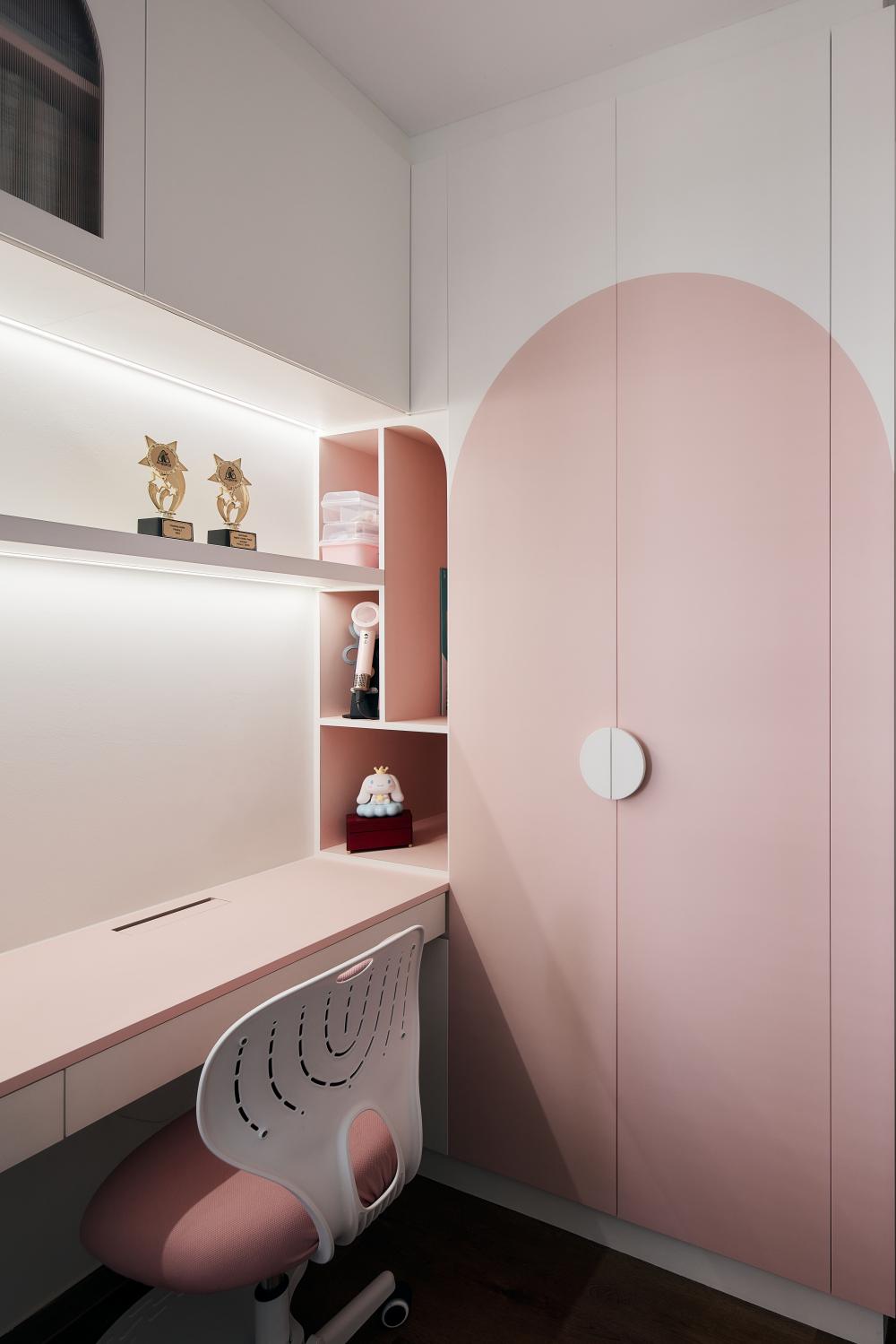 Modern Kids Room with Bookshelf and Toys