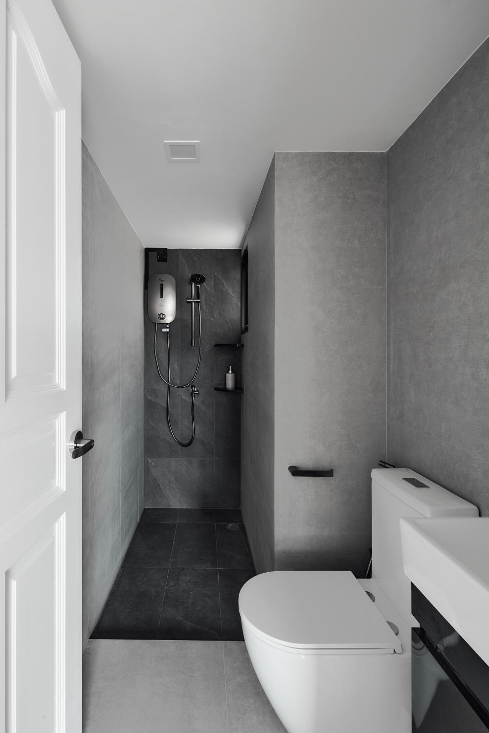 Modern Bathroom with Bathroom Accessories and Showers