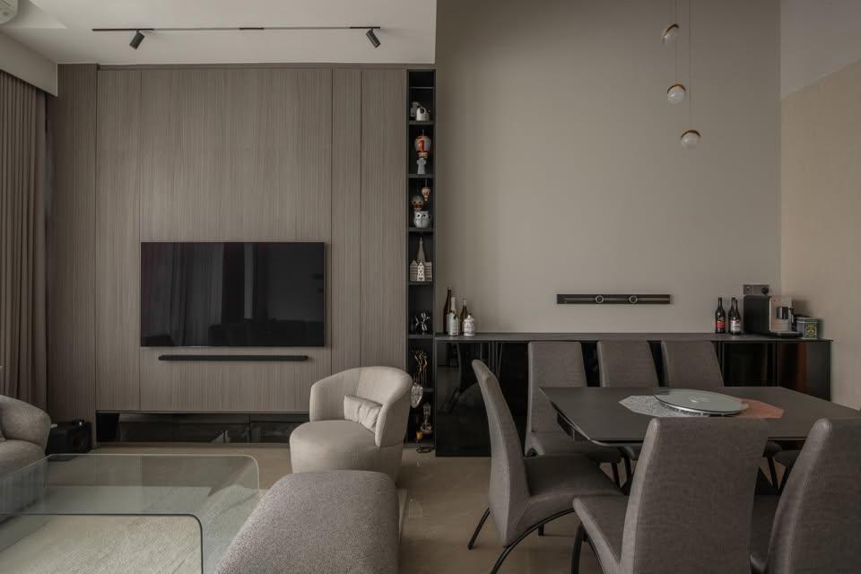 Modern Living Room with Sofa and Coffee Table