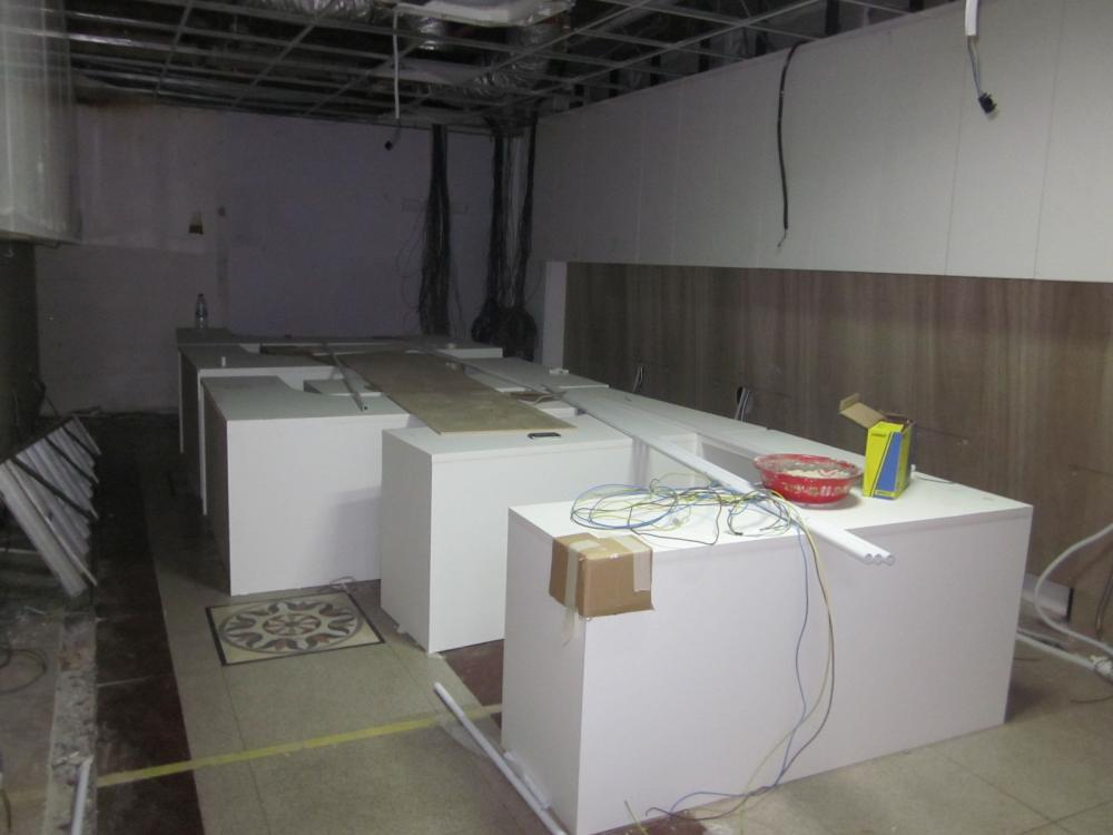 Asian Home Office with Desk and Desk Chairs