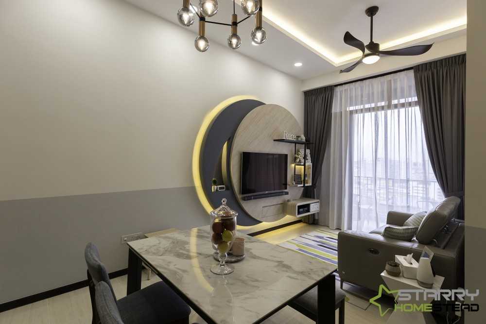 Scandinavian Dining Room with Dining Table and Dining Chairs