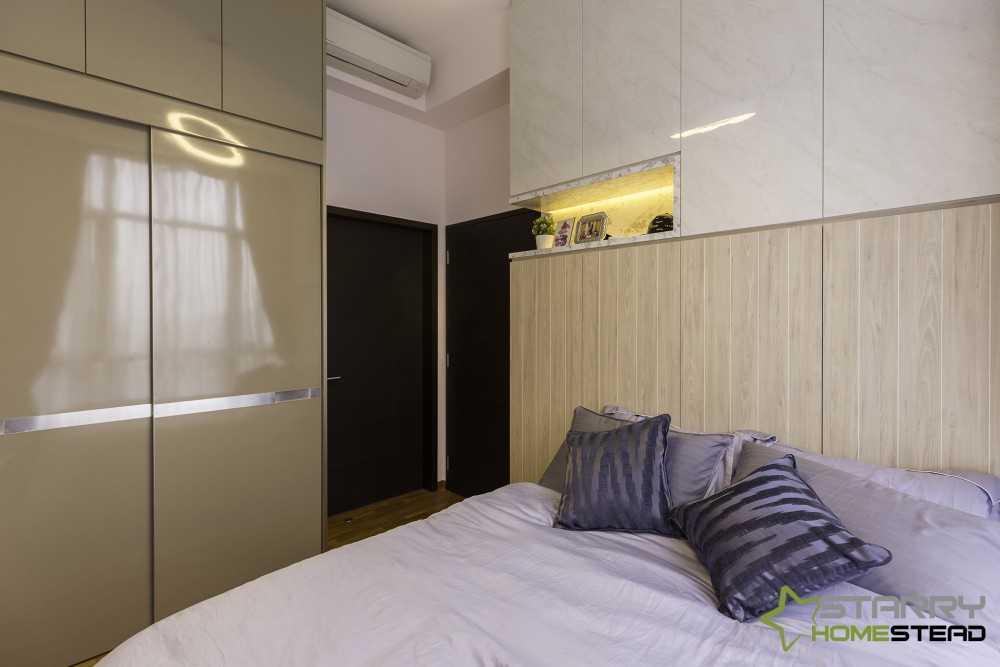 Scandinavian Bedroom with Wardrobe and Sliding Wardrobe