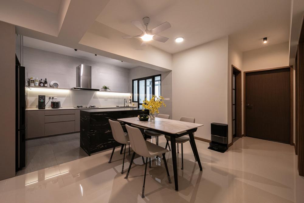 Country Kitchen with Kitchen Window and Kitchen Island