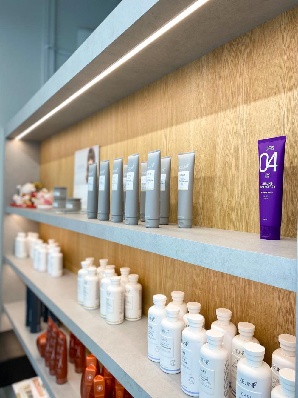 Minimalist Retail with Storage Cabinets and Wall Shelves