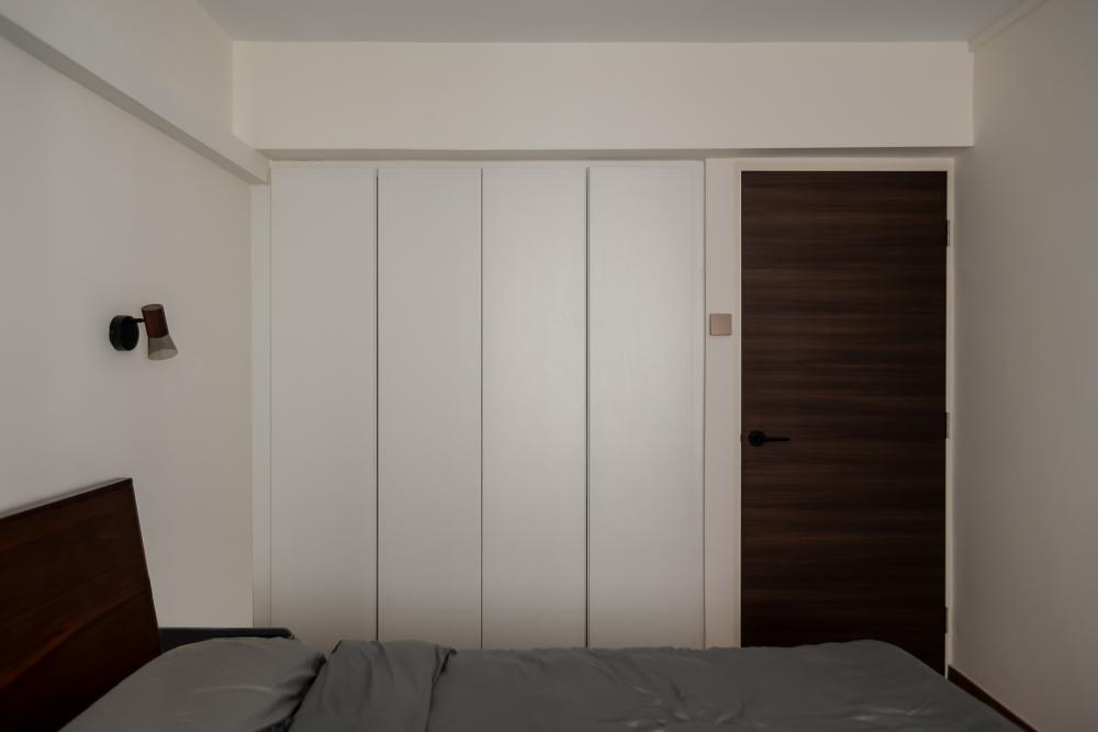 Modern Bedroom with Wardrobe and Closet