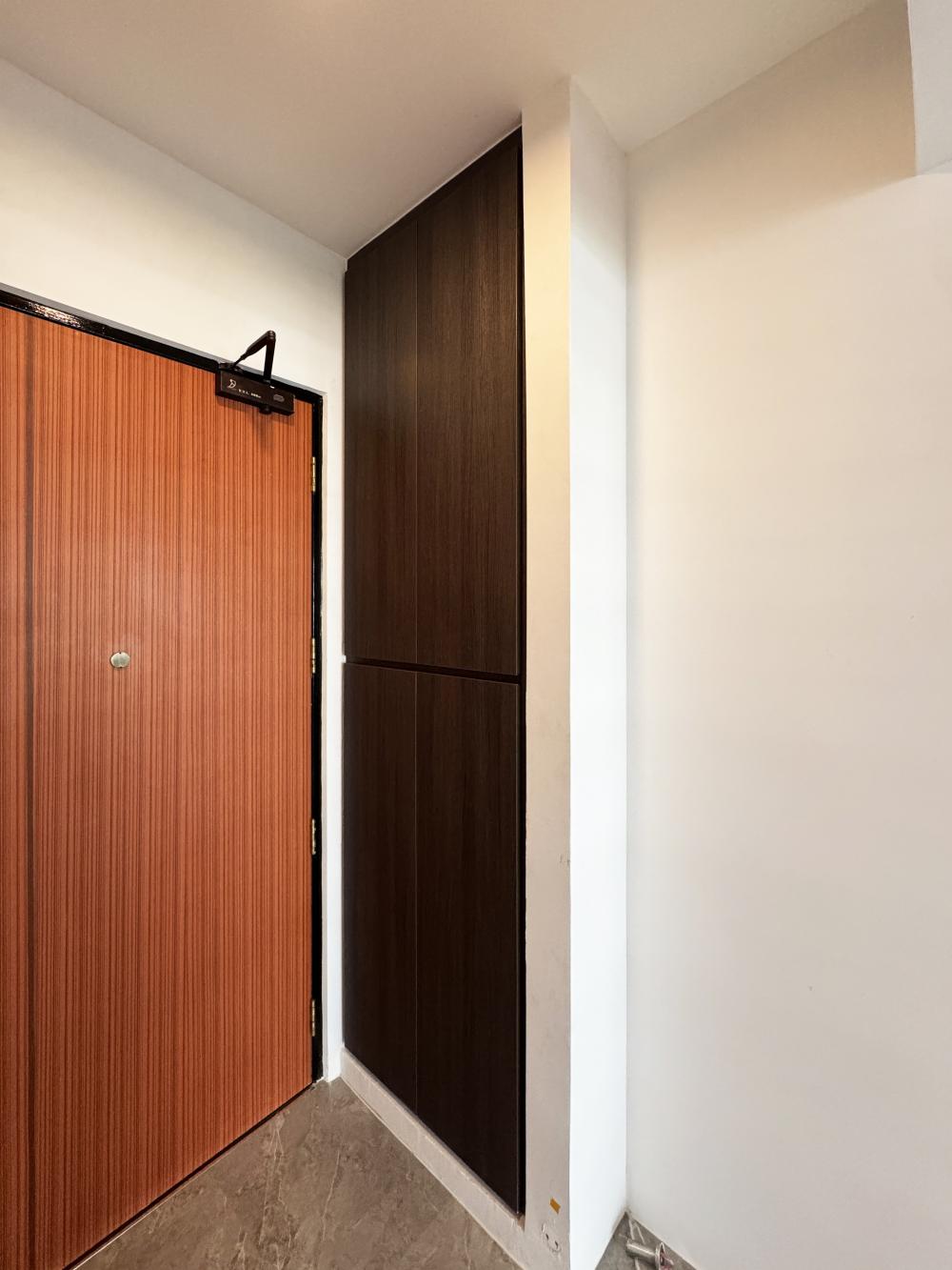 Modern Entryway with Shoe Rack and Shoe Cabinets