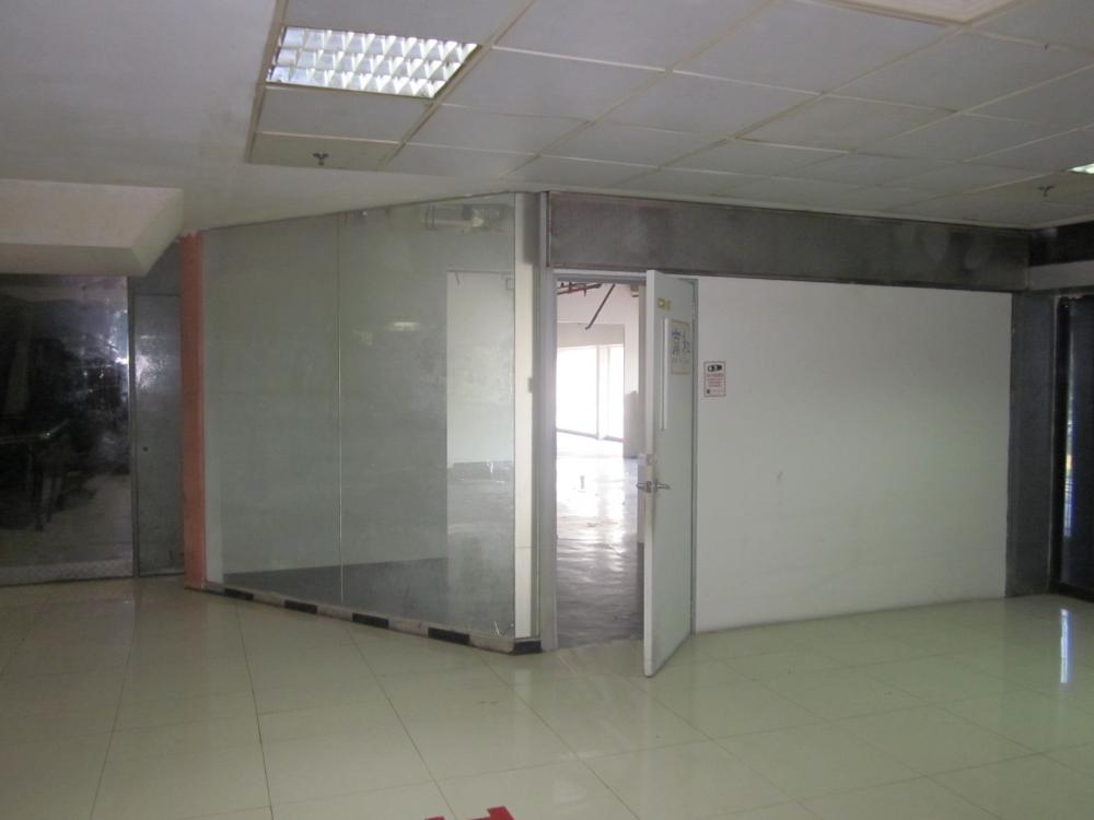 Asian Entryway with Glass Door and Doors