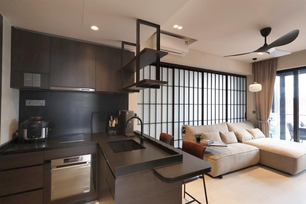 Modern Living Room with Sofa and Sofa Beds