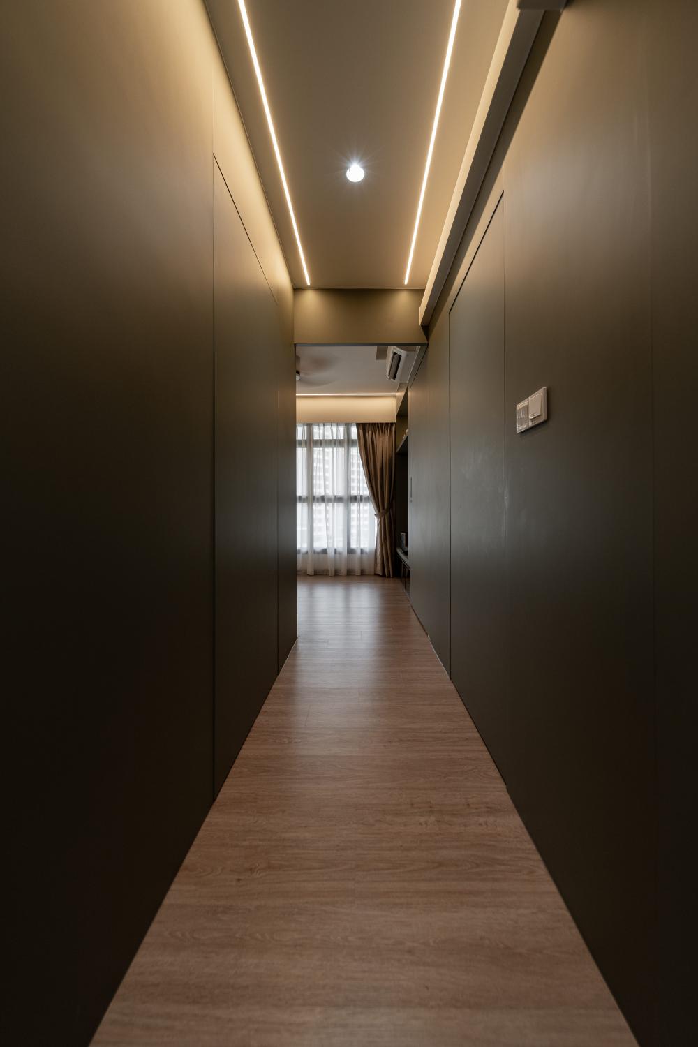 Contemporary Entryway with Doors and Wood Doors