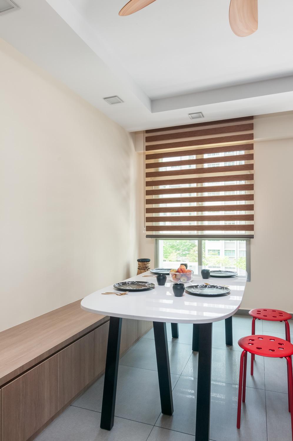 Eclectic Dining Room with Dining Table and Dining Chairs