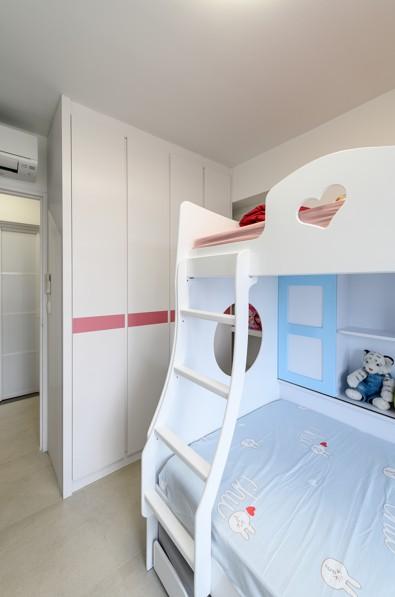 Industrial Kids Room with Bookshelf and Children's Storage