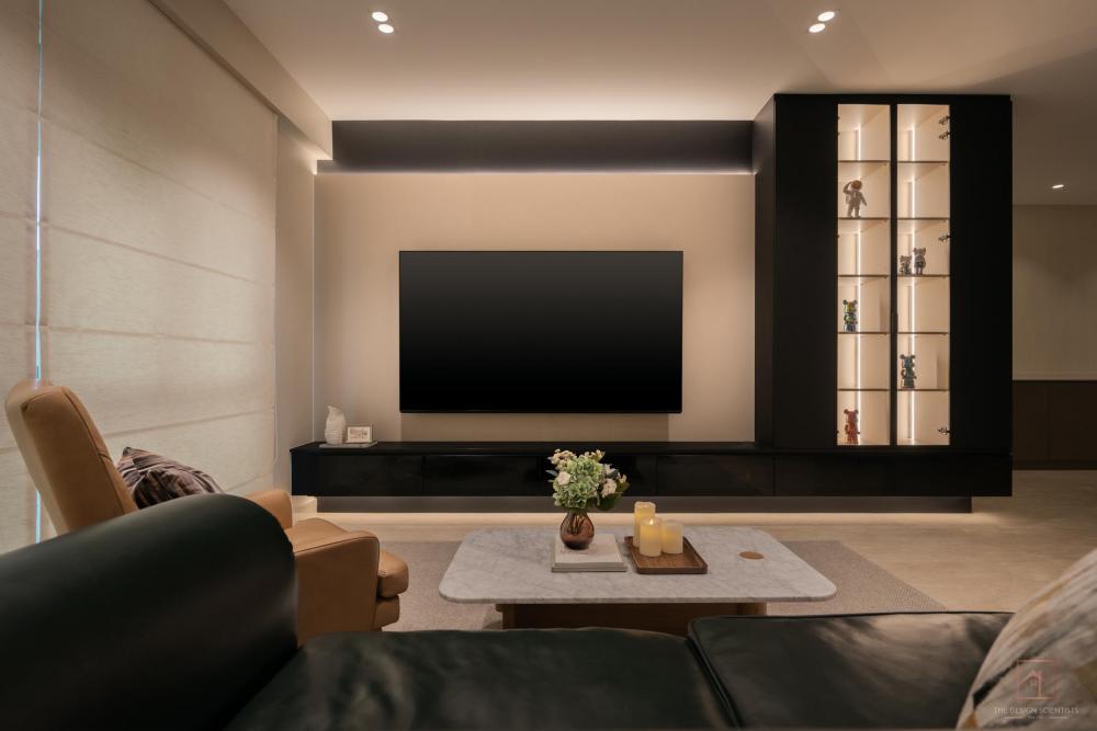 Modern Living Room with Sofa and Coffee Table
