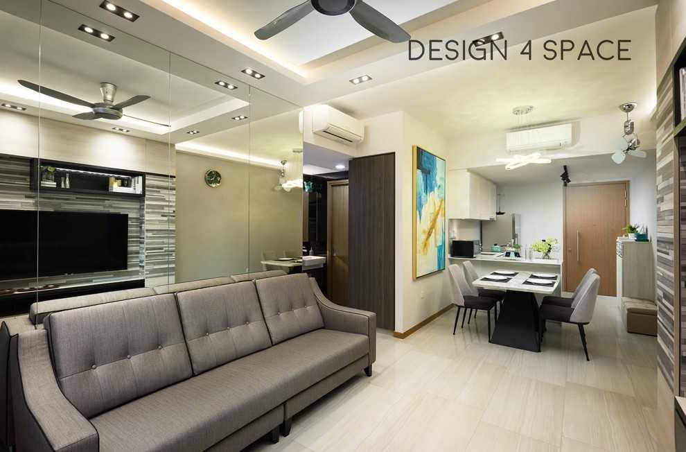 Modern Dining Room with Dining Table and Dining Chairs