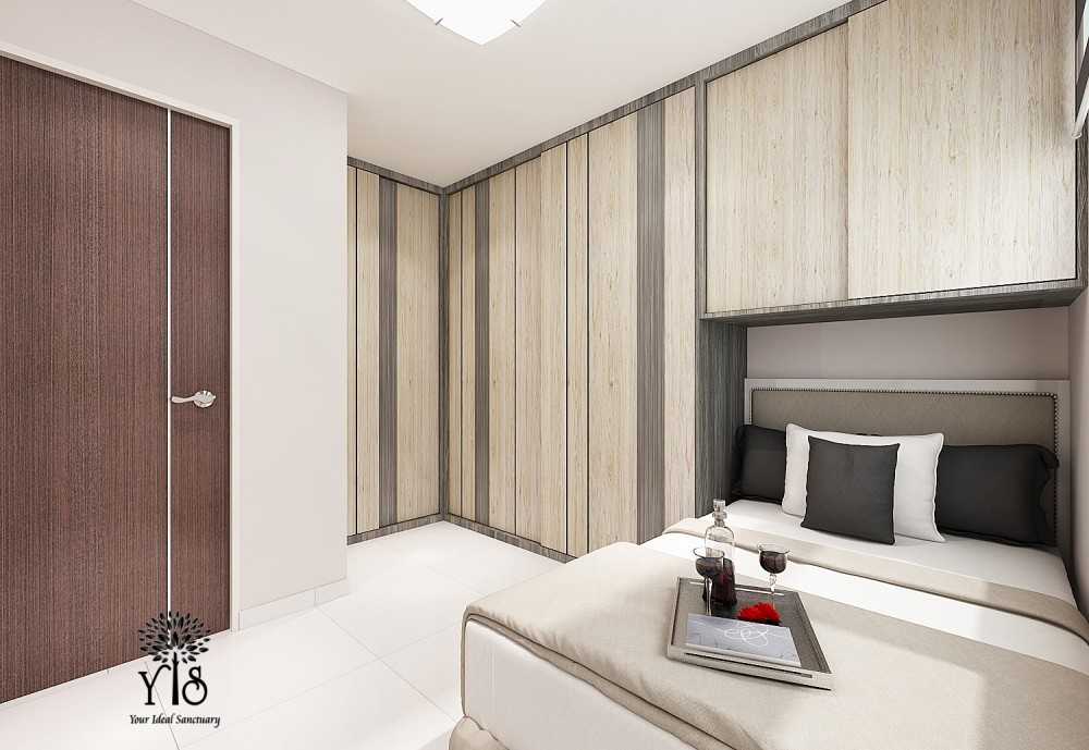 Modern Bedroom with Wardrobe and Sliding Wardrobe