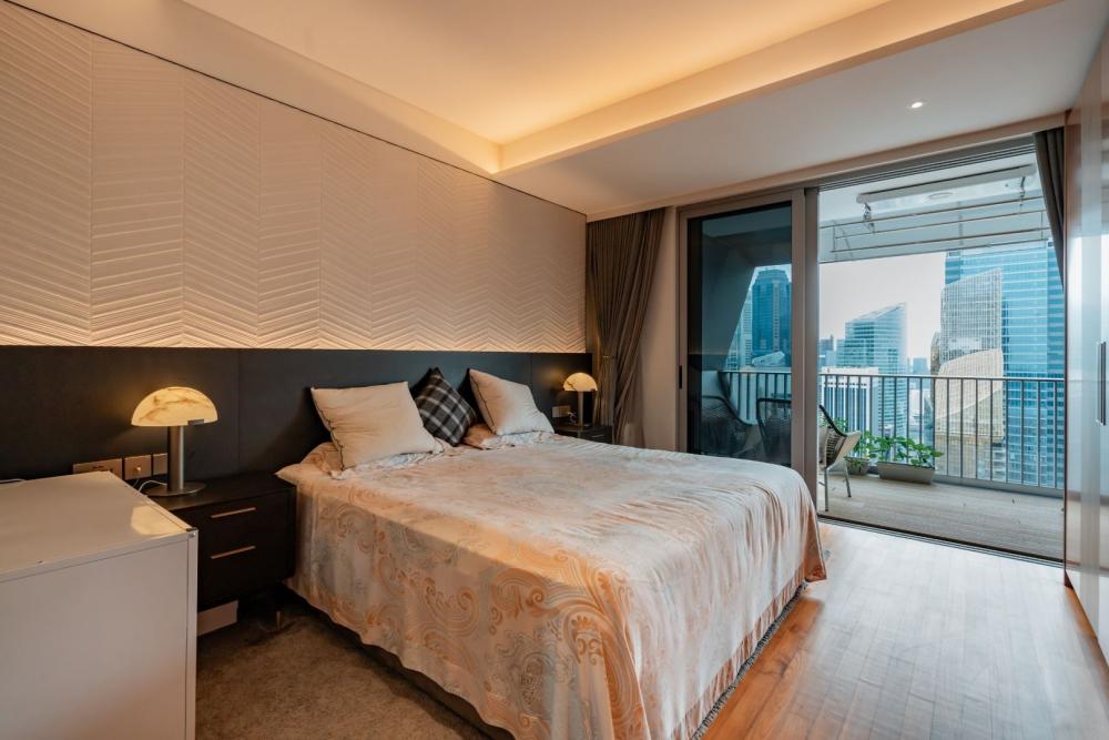 Modern Bedroom with Lighting and Lamps