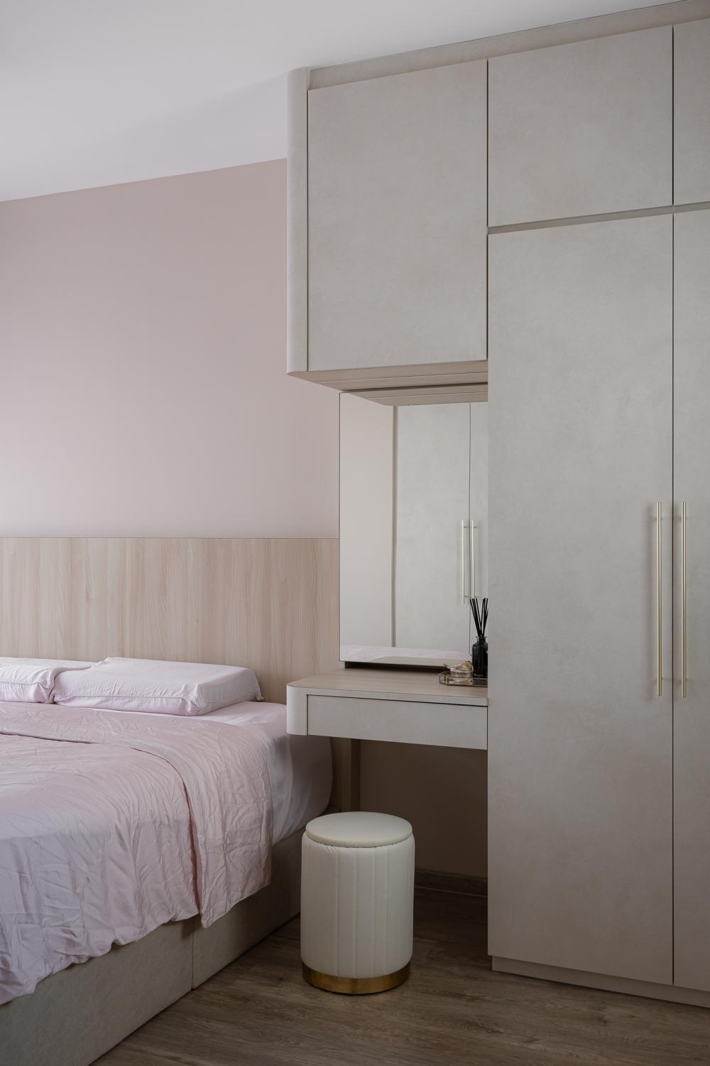 Scandinavian Bedroom with Wardrobe and Sliding Wardrobe