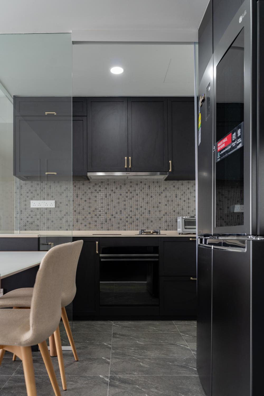 Modern Kitchen with Kitchen Accessories and Kitchen Tap