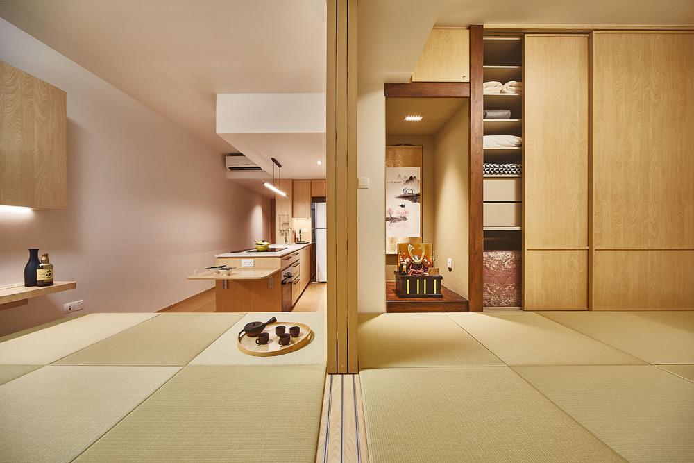 Minimalist Bedroom with Wardrobe and Sliding Wardrobe