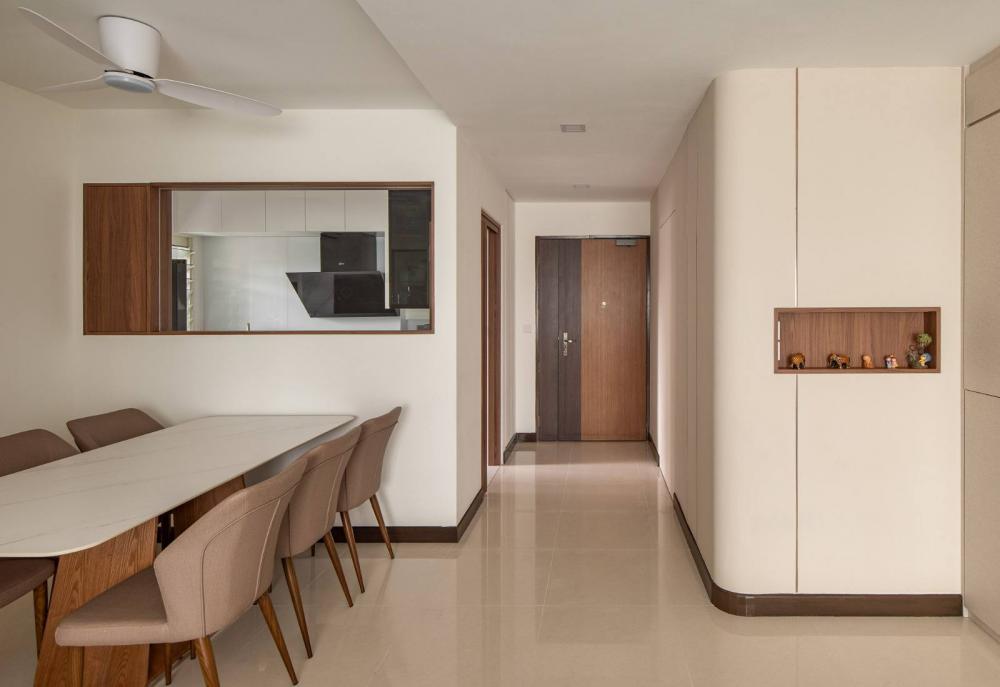 Modern Dining Room with Dining Table and Dining Chairs