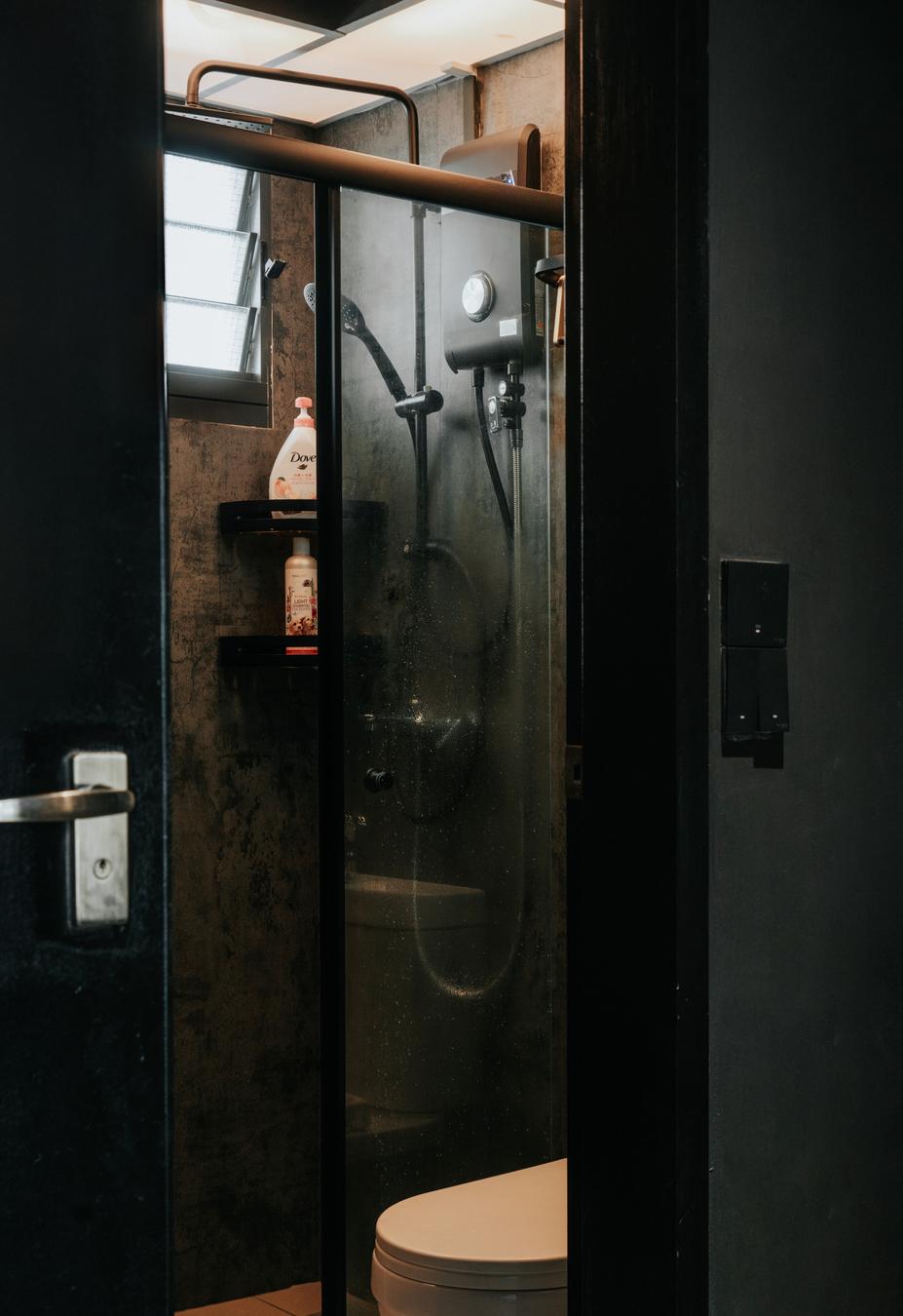 Modern Bathroom with Shower Screen and Showers