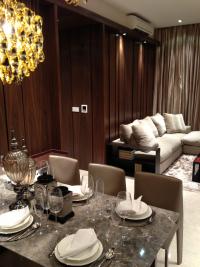 Contemporary Dining Room at Balmoral Condo